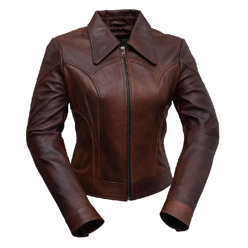 Charlotte - Women's Fashion Lambskin Leather Jacket