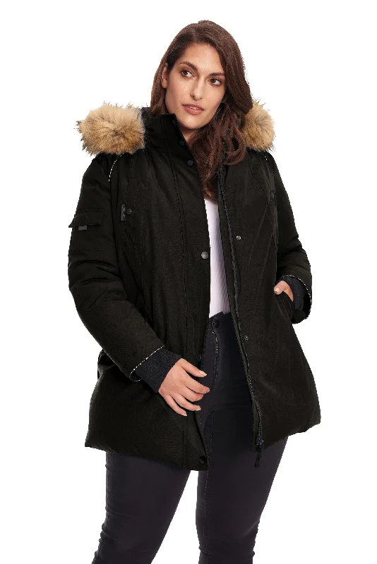 GLACIER PLUS | WOMEN'S VEGAN DOWN (RECYCLED) PARKA (PLUS SIZE)