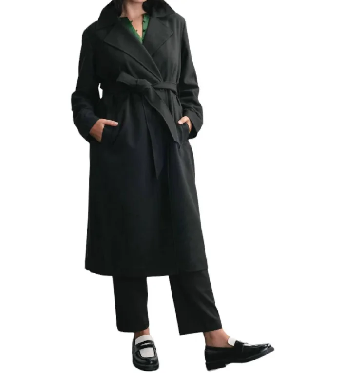 Haze Trench Coat In Black