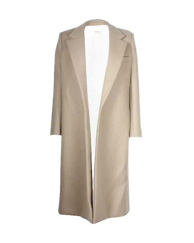 The Row Demi Trench Coat in Brown Wool