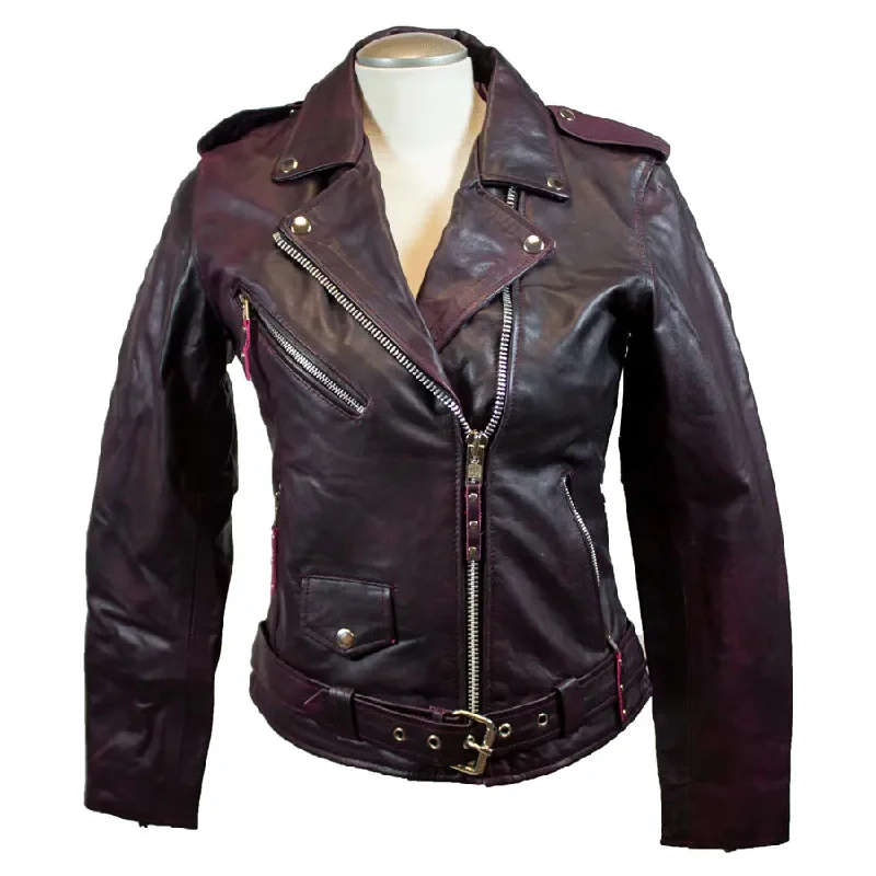 BOL Women's Biker Style Leather Jacket