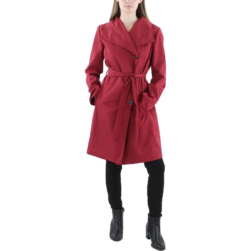 Kimi + Kai Womens Elsa Midi Cold Weather Trench Coat