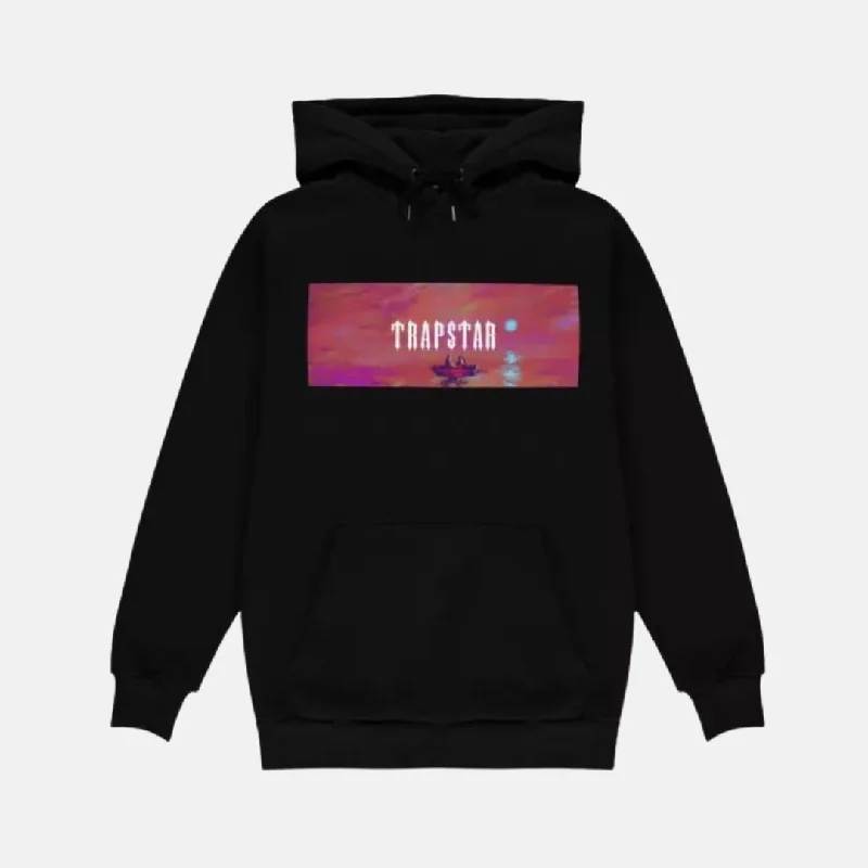 Trapstar X Dave Box Logo Hoodie - Black