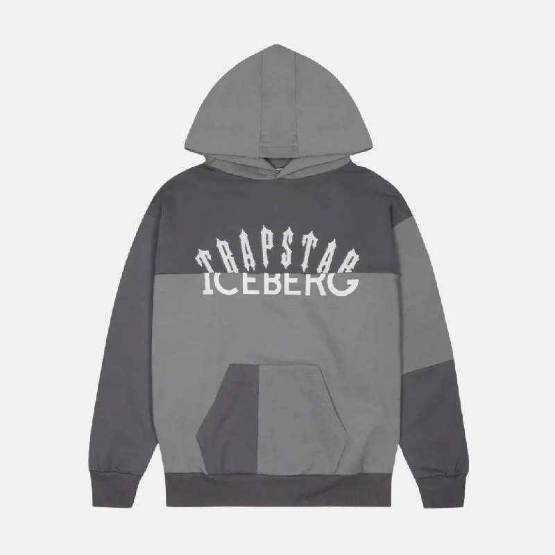 Trapstar x Iceburg Two Logo Hoodie - Grey