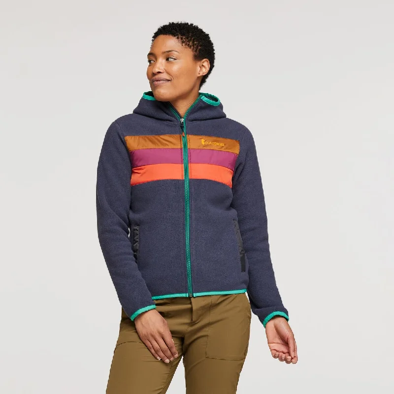 Women's Teca Fleece Hooded Half-Zip Jacket