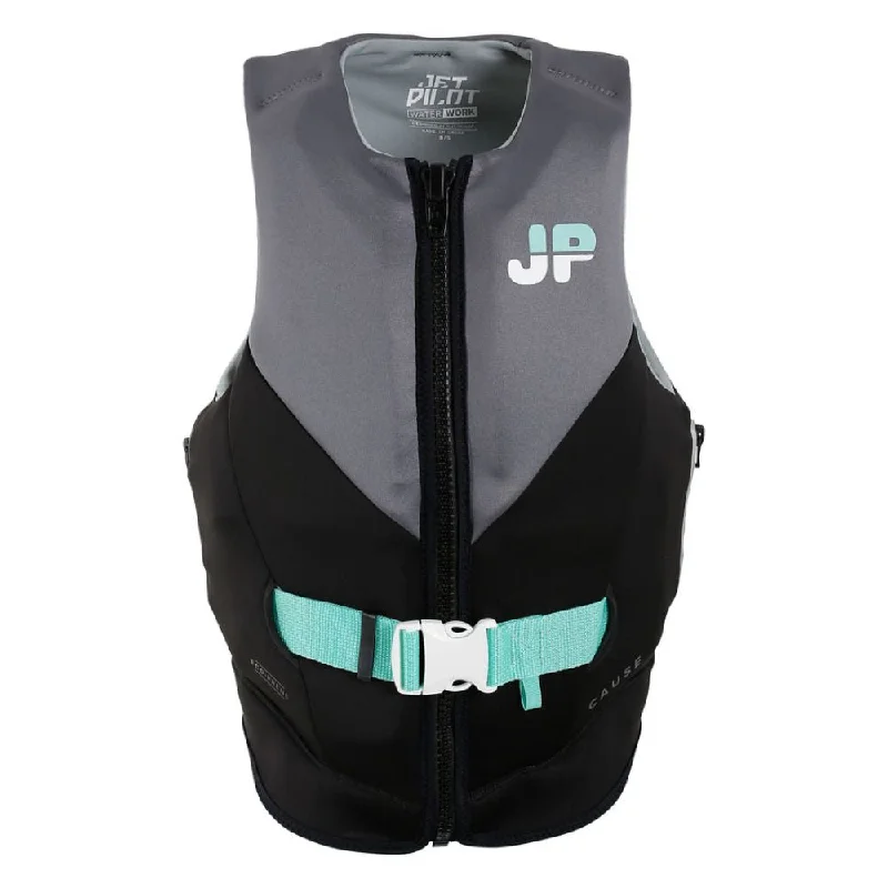 2025 Jetpilot Cause F/E Ladies Eco Vest - Char/Black