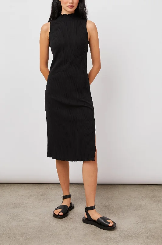 MARJORIE DRESS - TRUE BLACK