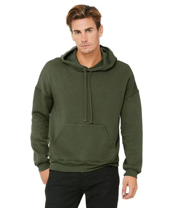 3729 - Bella + Canvas Unisex Sponge Fleece Pullover DTM Hoodie | Military Green