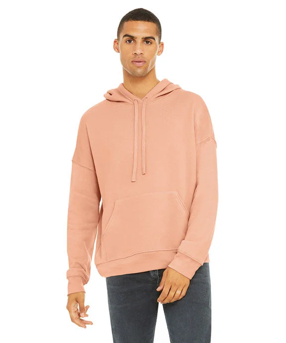 3729 - Bella + Canvas Unisex Sponge Fleece Pullover DTM Hoodie | Peach