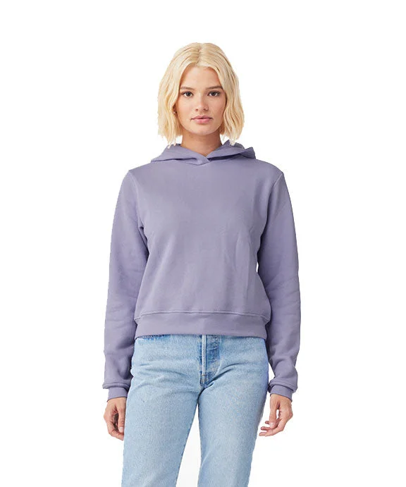 7519 - Bella + Canvas Ladies Classic Pullover Hooded Sweatshirt | Dark Lavender