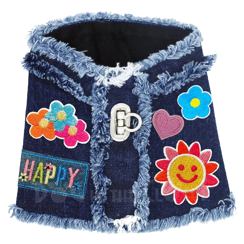 Happy Hippy Denim Harness Vest in 3 Colors