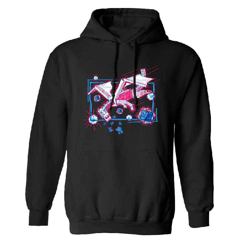 Minecraft Acid Sketch Ender Dragon Pullover Hoodie